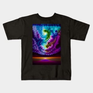 Tie-Dye Horizon Kids T-Shirt